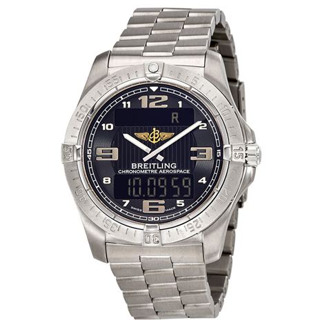 breitling with analog and digital watch times|breitling unisex watches.